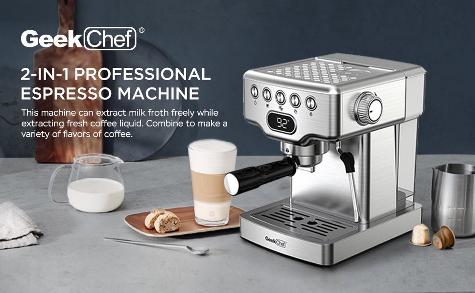 Exclusive 20 Bar Espresso Machine With Milk Frother — Alternate View 10