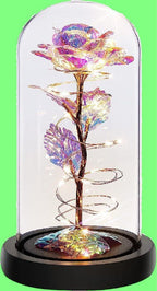Exclusive Elegant Gold Foil Gift — Rose — Detail View