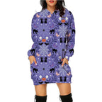 Exclusive Halloween Print Long Hoodie With Pockets — SC10 — Size L — Side View