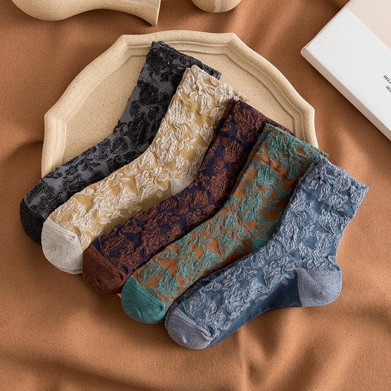 Exclusive Harajuku Retro Embroidery Spring Kawaii Cute Socks — 01Pink — Size One Size — Alternate View 22