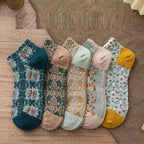 Exclusive Harajuku Retro Embroidery Spring Kawaii Cute Socks — 01Pink — Size One Size — Alternate View 20
