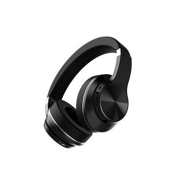 Exclusive Headworn Sports Noise Cancelling Bluetooth Earphones — Black — Top View