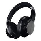 Exclusive Headworn Sports Noise Cancelling Bluetooth Earphones — Black — Front View