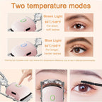 Exclusive Heated Eyelash Curlers — Pink — Side View