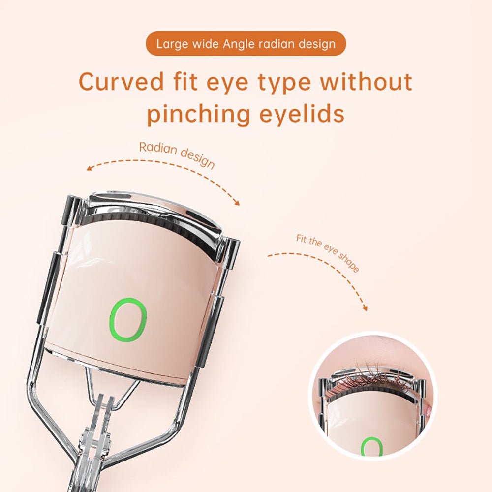 Exclusive Heated Eyelash Curlers — Pink — Back View