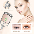 Exclusive Heated Eyelash Curlers — Pink — Front View