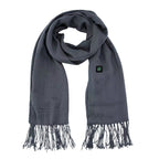 Exclusive Fast Heating Scarf | USB Electric Heated Warmer Winter — Black — Size USB — Side View