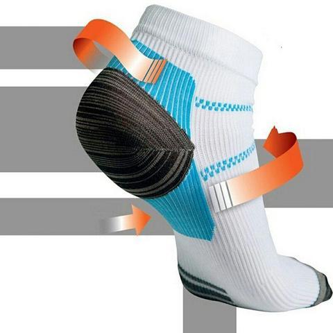 Exclusive Compression Sport Socks for Heel & Arch Pain Relief — Side View