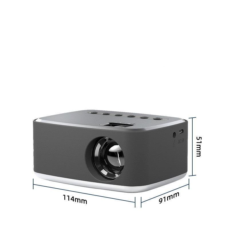 Exclusive High-definition Portable Projection — Silver BlackMultimedia Editio — Size AU — Back View