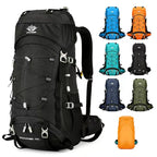 Exclusive 60 Liters Large Capacity Backpack — Orange — Size 60L — Back View