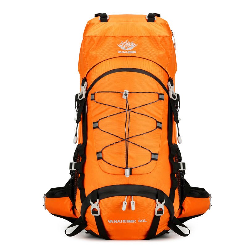 Exclusive 60 Liters Large Capacity Backpack — Orange — Size 60L — Lifestyle View
