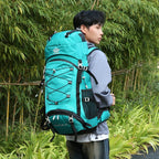 Exclusive 60 Liters Large Capacity Backpack — Orange — Size 60L — Side View