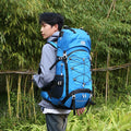 Exclusive 60 Liters Large Capacity Backpack — Orange — Size 60L — Front View