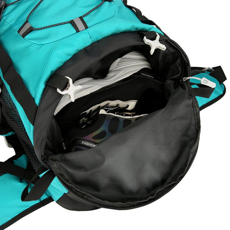 Exclusive 60 Liters Large Capacity Backpack — Orange — Size 60L — Top View
