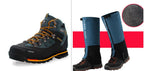 Exclusive Hiking High-top Outdoor Climbing Boots — Black And Yellow Exploration — Size 40 — Top View