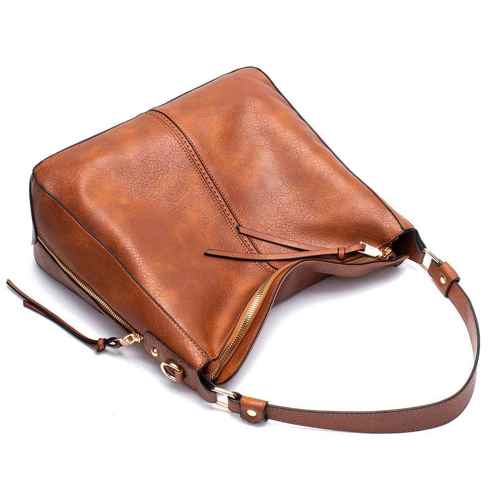 Exclusive Chic Shoulder Purses for Stylish Women — Black — Side View