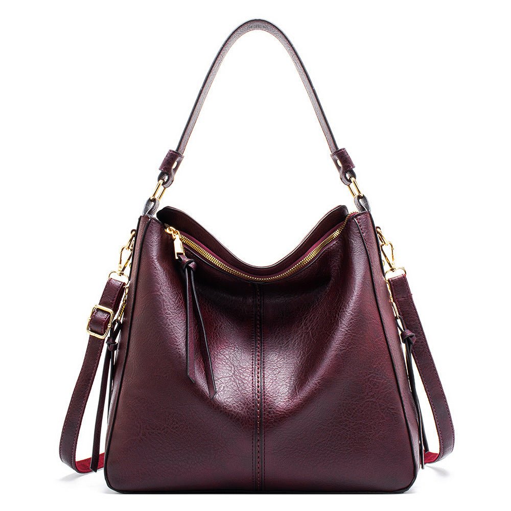Exclusive Chic Shoulder Purses for Stylish Women — Black — Detail View