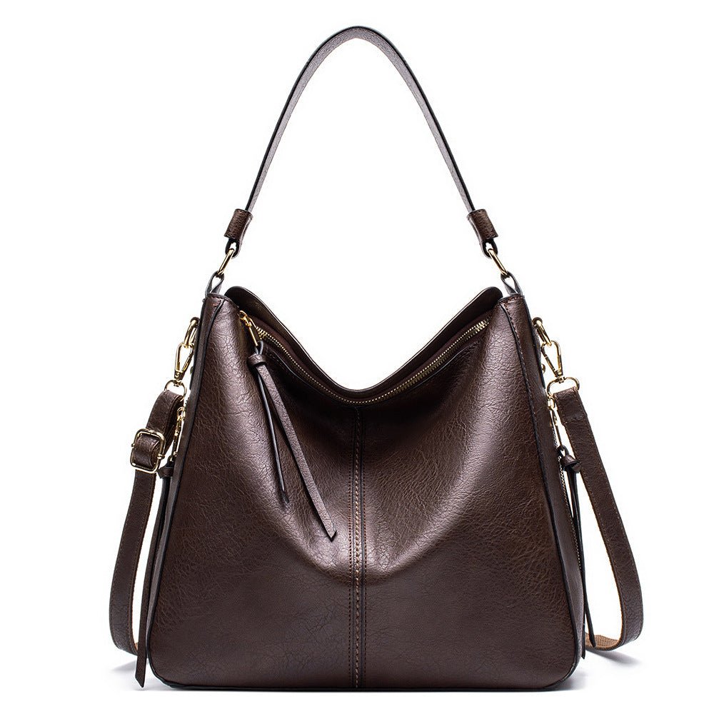 Exclusive Chic Shoulder Purses for Stylish Women — Black — Top View
