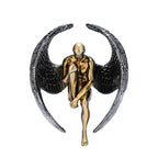 Exclusive Contemplative Angel Resin Ornaments — Silver — Side View