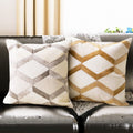 Exclusive Home sofa cowhide pillow — 2 style — Size 45X45CM — Front View