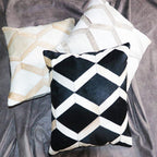 Exclusive Home sofa cowhide pillow — 2 style — Size 45X45CM — Back View