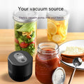 Exclusive Household Electric Fresh-keeping Bottle Sealing Kit — Black — Front View