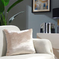 Exclusive Ice velvet pillow cushion bedroom pillow — Green — Size 45x45cm — Front View