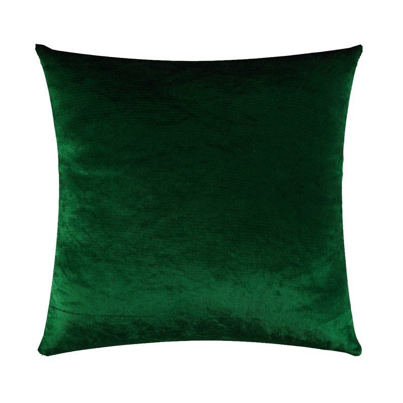 Exclusive Ice velvet pillow cushion bedroom pillow — Green — Size 45x45cm — Detail View