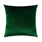 Exclusive Ice velvet pillow cushion bedroom pillow — Green — Size 45x45cm — Detail View