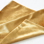 Exclusive Ice velvet pillow cushion bedroom pillow — Green — Size 45x45cm — Top View