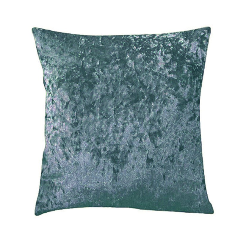 Exclusive Ice velvet pillow cushion bedroom pillow — Green — Size 45x45cm — Alternate View 20