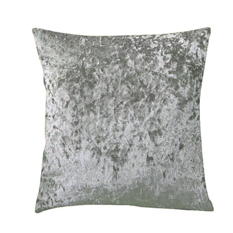 Exclusive Ice velvet pillow cushion bedroom pillow — Green — Size 45x45cm — Alternate View 17
