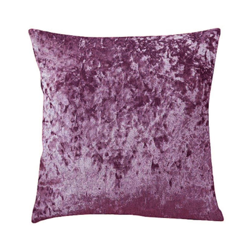Exclusive Ice velvet pillow cushion bedroom pillow — Green — Size 45x45cm — Alternate View 16