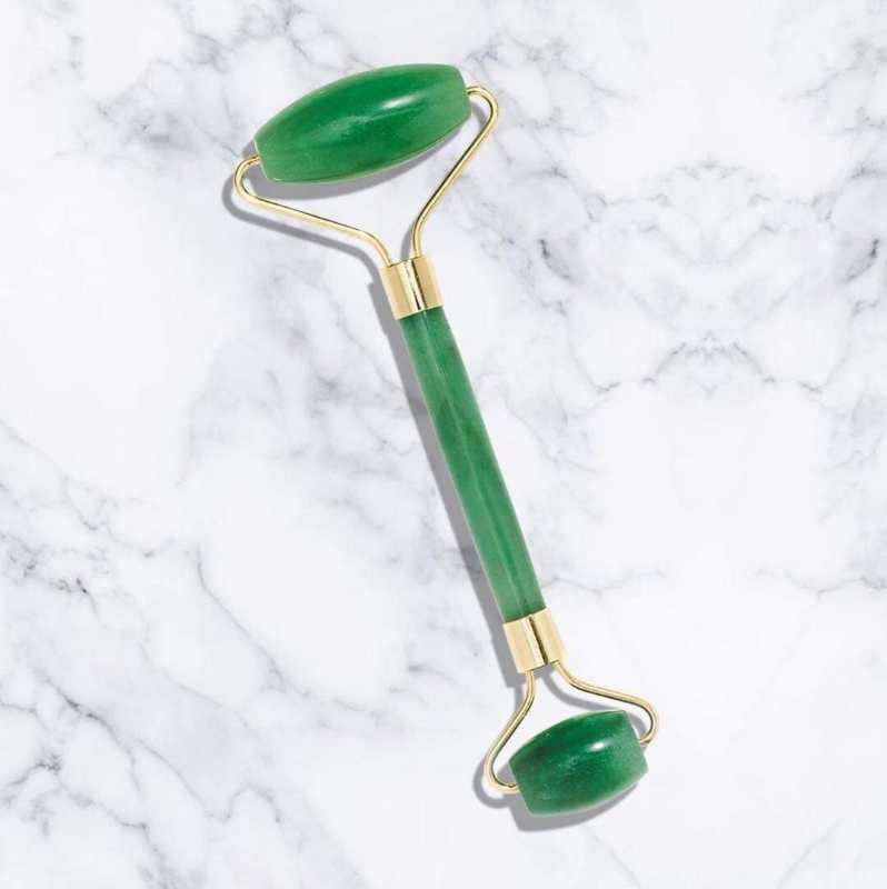 Exclusive Jade Roll Massager Relieves Facial Tension — Dark green — Size Q 2pc — Width Style11 — Alternate View 9
