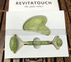 Exclusive Jade Roll Massager Relieves Facial Tension — Dark green — Size Q 2pc — Width Style11 — Alternate View 14