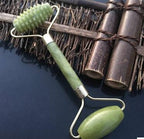 Exclusive Jade Roll Massager Relieves Facial Tension — Dark green — Size Q 2pc — Width Style11 — Alternate View 13