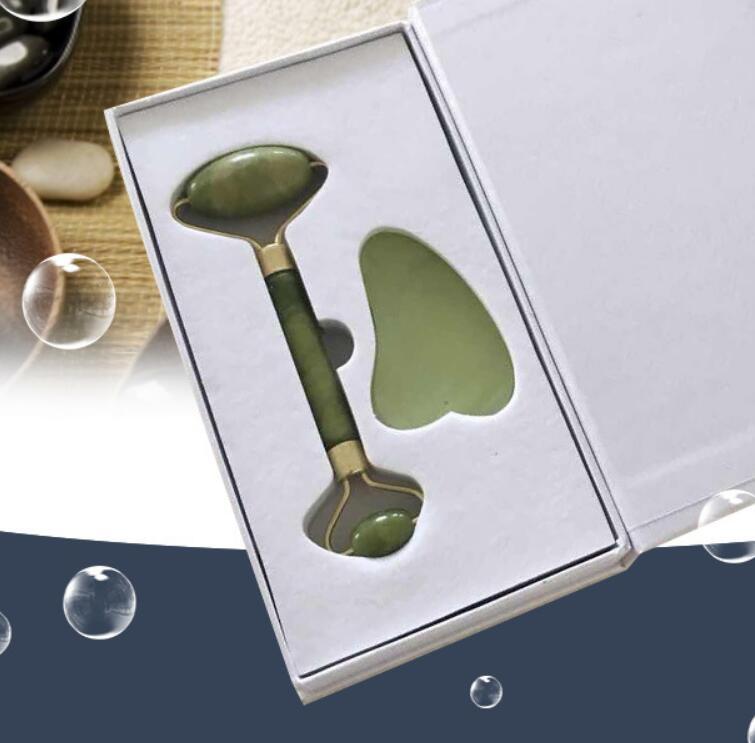 Exclusive Jade Roll Massager Relieves Facial Tension — Dark green — Size Q 2pc — Width Style11 — Alternate View 8