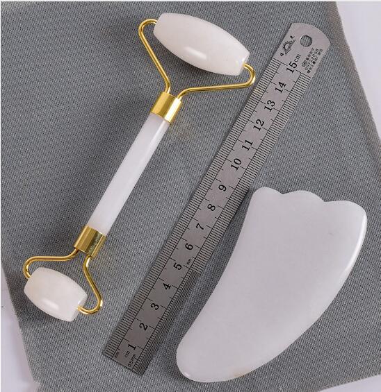 Exclusive Jade Roll Massager Relieves Facial Tension — Dark green — Size Q 2pc — Width Style11 — Alternate View 34