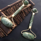 Exclusive Jade Roll Massager Relieves Facial Tension — Dark green — Size Q 2pc — Width Style11 — Alternate View 11