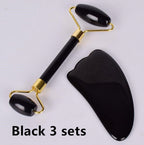 Exclusive Jade Roll Massager Relieves Facial Tension — Dark green — Size Q 2pc — Width Style11 — Alternate View 35