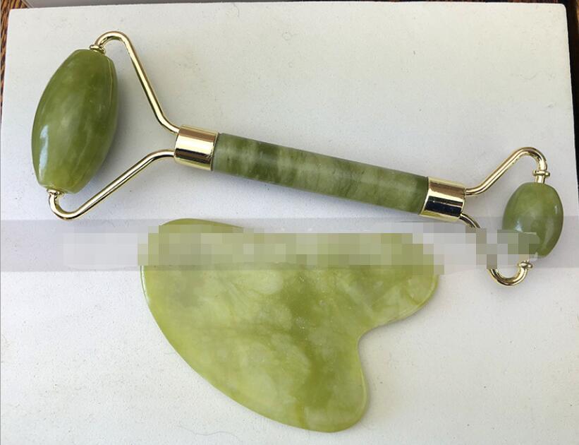 Exclusive Jade Roll Massager Relieves Facial Tension — Dark green — Size Q 2pc — Width Style11 — Alternate View 33