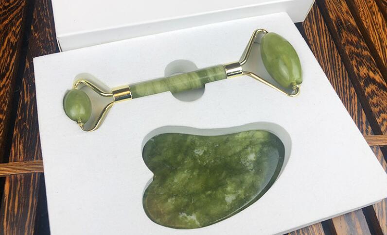 Exclusive Jade Roll Massager Relieves Facial Tension — Dark green — Size Q 2pc — Width Style11 — Alternate View 32