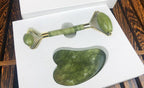 Exclusive Jade Roll Massager Relieves Facial Tension — Dark green — Size Q 2pc — Width Style11 — Alternate View 32