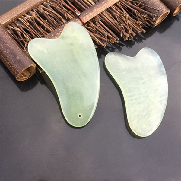 Exclusive Jade Roll Massager Relieves Facial Tension — Dark green — Size Q 2pc — Width Style11 — Alternate View 12