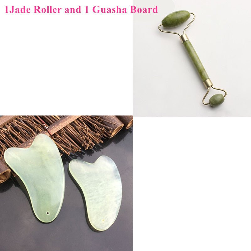 Exclusive Jade Roll Massager Relieves Facial Tension — Dark green — Size Q 2pc — Width Style11 — Alternate View 37