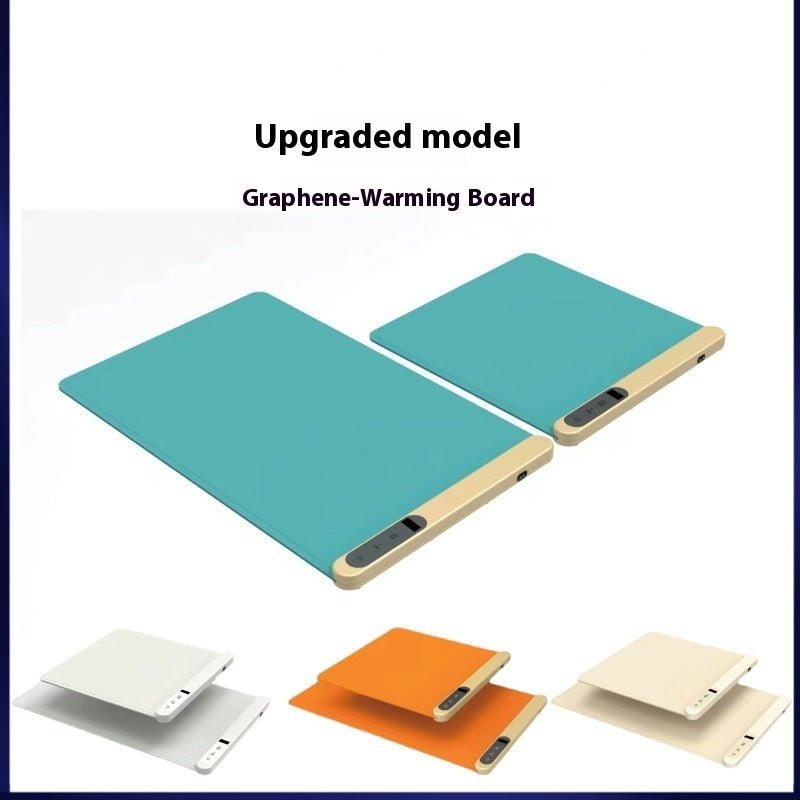 Exclusive Electric Warming Tray | Adjustable Food Heater Buffet — Graphene Beige Large — Size US — Side View