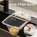 Exclusive Kitchen Sink Filter Rack | Stainless Steel Drain Strainer — Gray Black Silver 100 Pieces — Front View