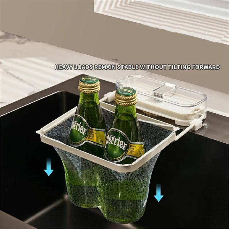 Exclusive Kitchen Sink Filter Rack | Stainless Steel Drain Strainer — Gray Black Silver 100 Pieces — Top View