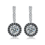 Exclusive Ladies S925 Sterling Silver Earrings — S925 — Front View