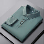 Exclusive Lapel Traceless Ventilation Fashion Fashion Short-sleeved T-shirt Polo Shirt — Black — Size 2XL — Alternate View 12
